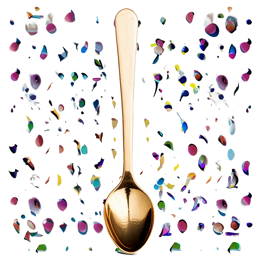 Handmade Clay Teaspoon Png 06252024 PNG Image