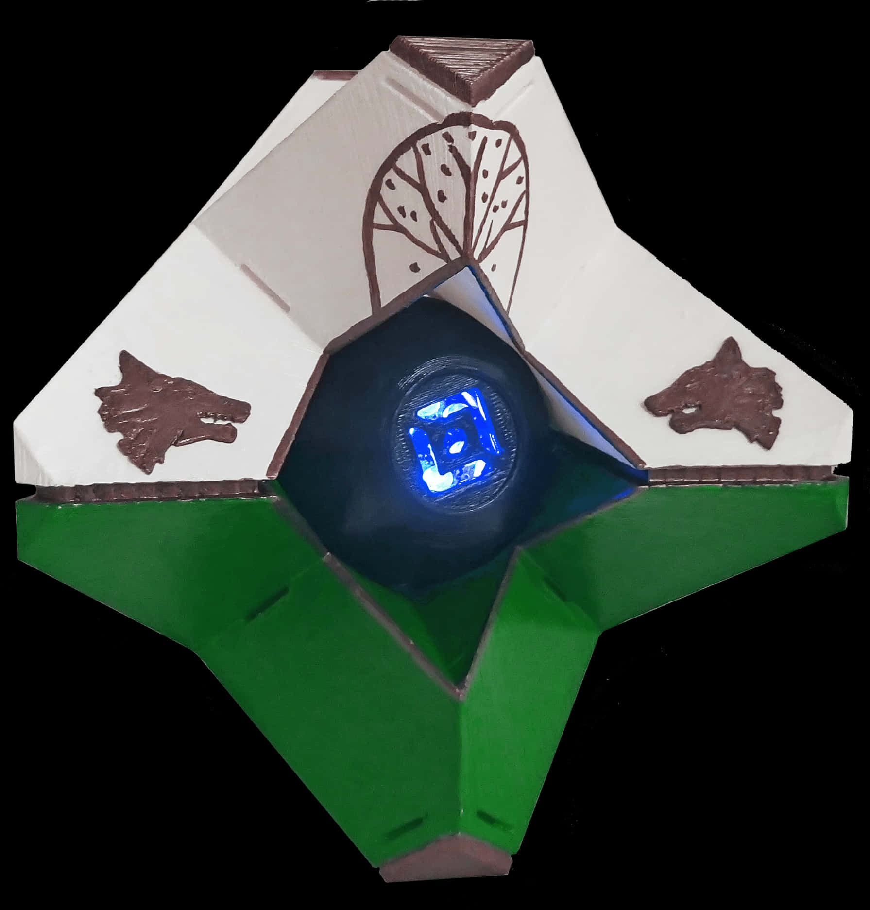 Handmade Ghost Paper Lantern PNG Image