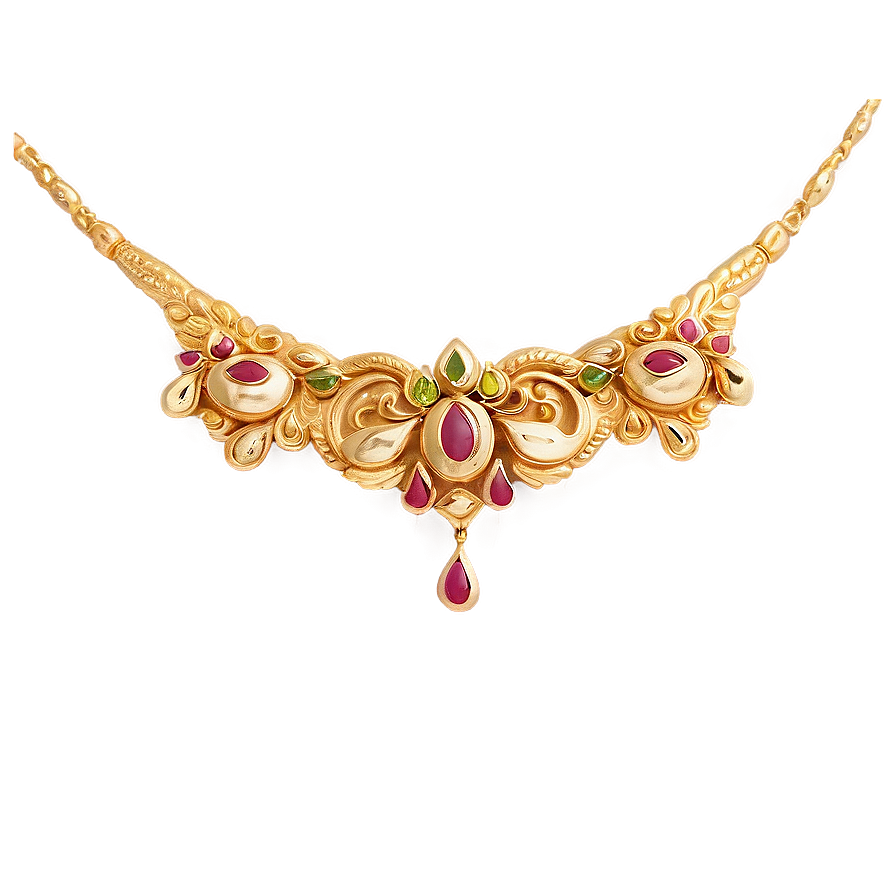 Handmade Gold Necklace Png 84 PNG Image