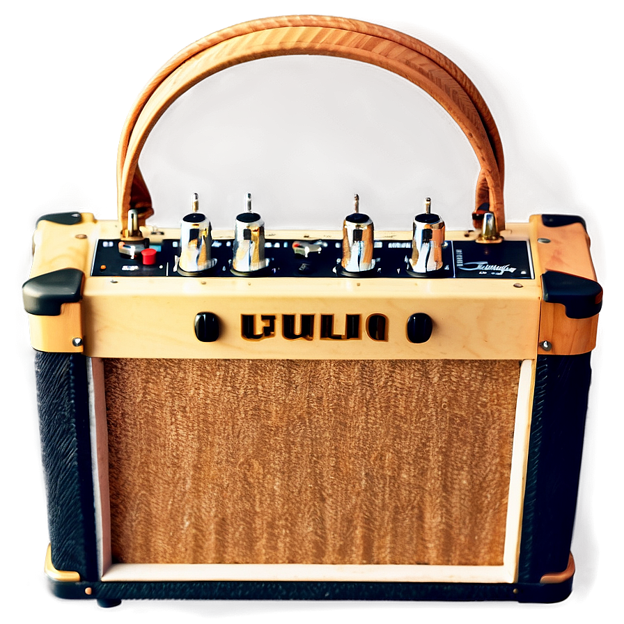 Handmade Guitar Amp Png 06252024 PNG Image