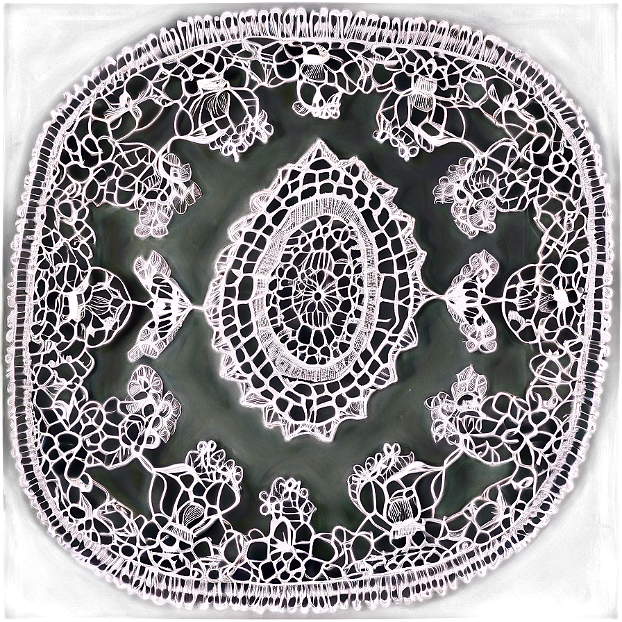 Handmade Lace Doily Png 99 PNG Image