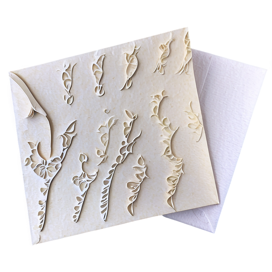 Handmade Paper Greeting Card Png 29 PNG Image