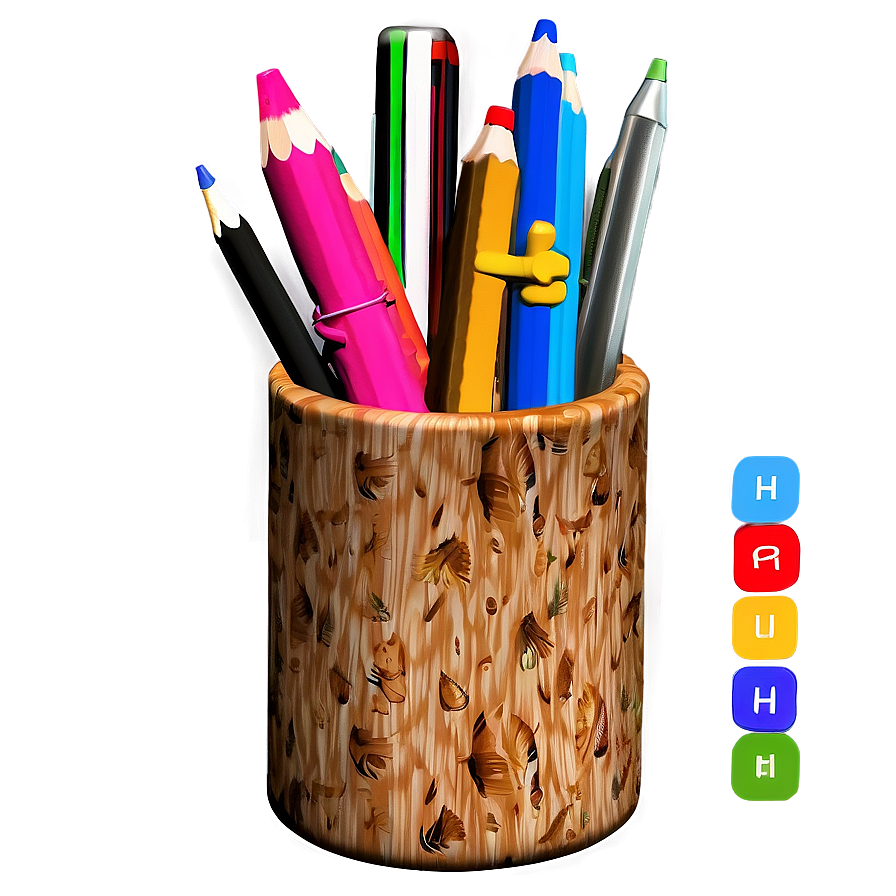 Handmade Pencil Holder Png 19 PNG Image