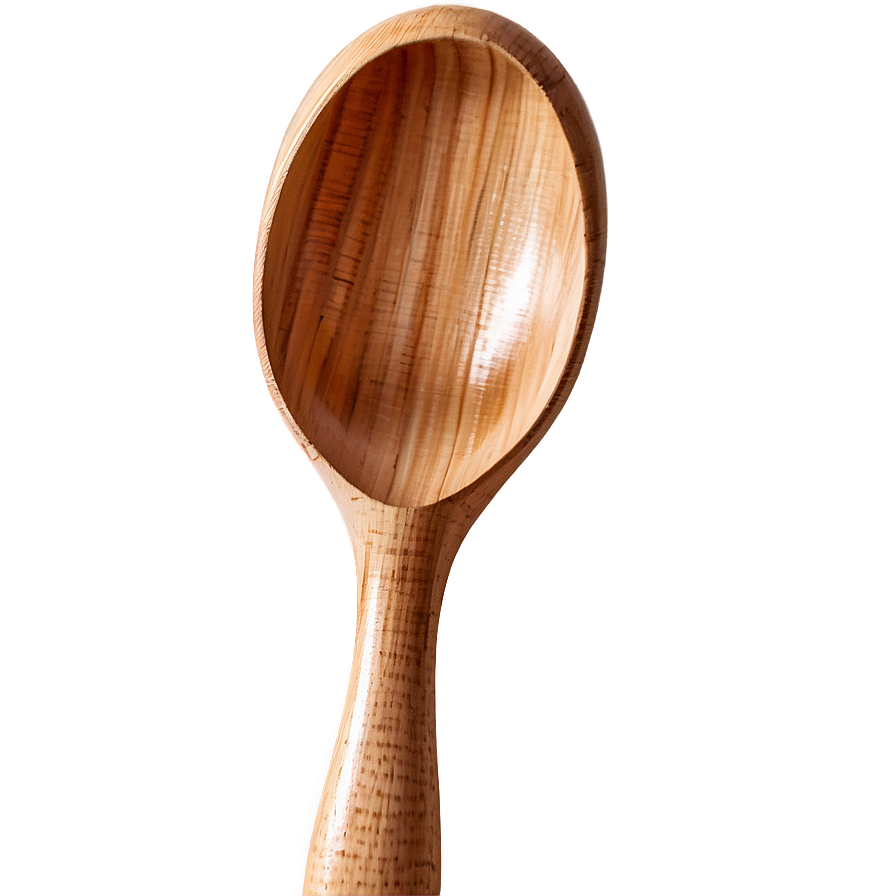 Handmade Wooden Spoon Png 06132024 PNG Image