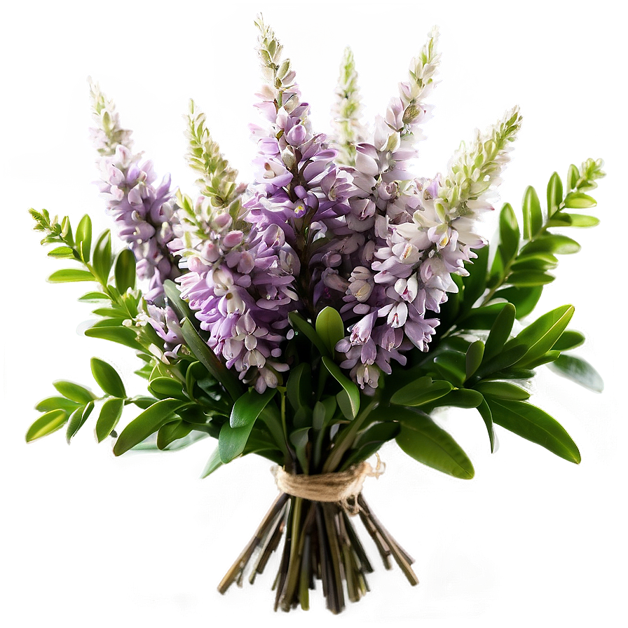 Handpicked Heather Bouquet Png 06122024 PNG Image