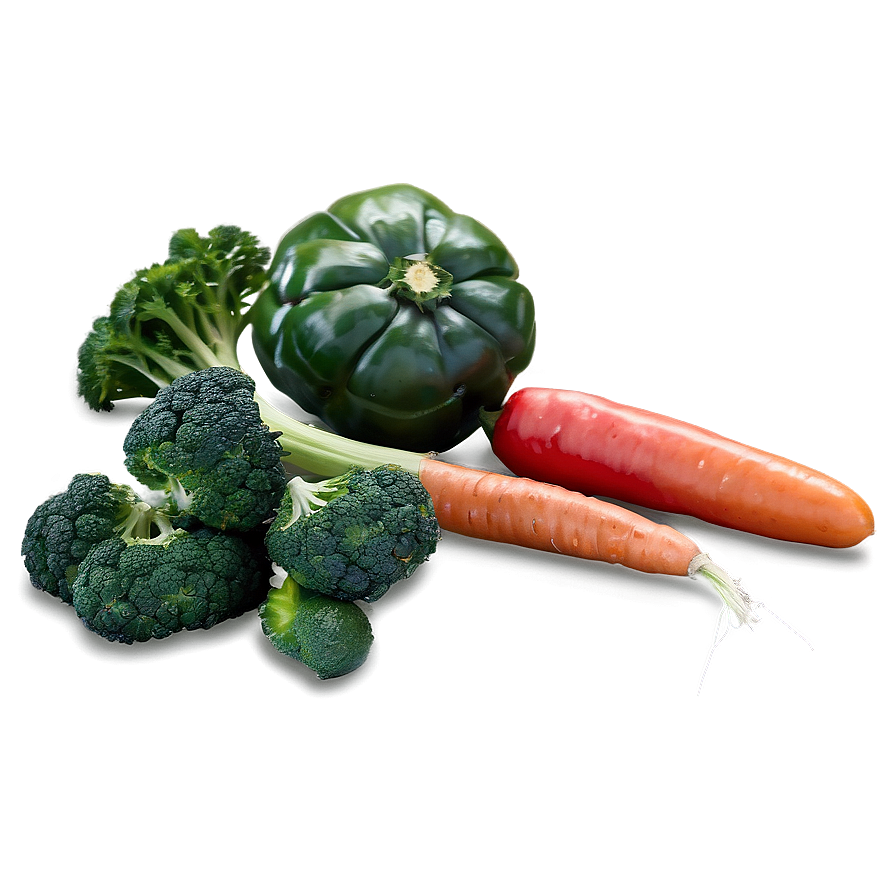 Handpicked Vegetables Set Png 1 PNG Image