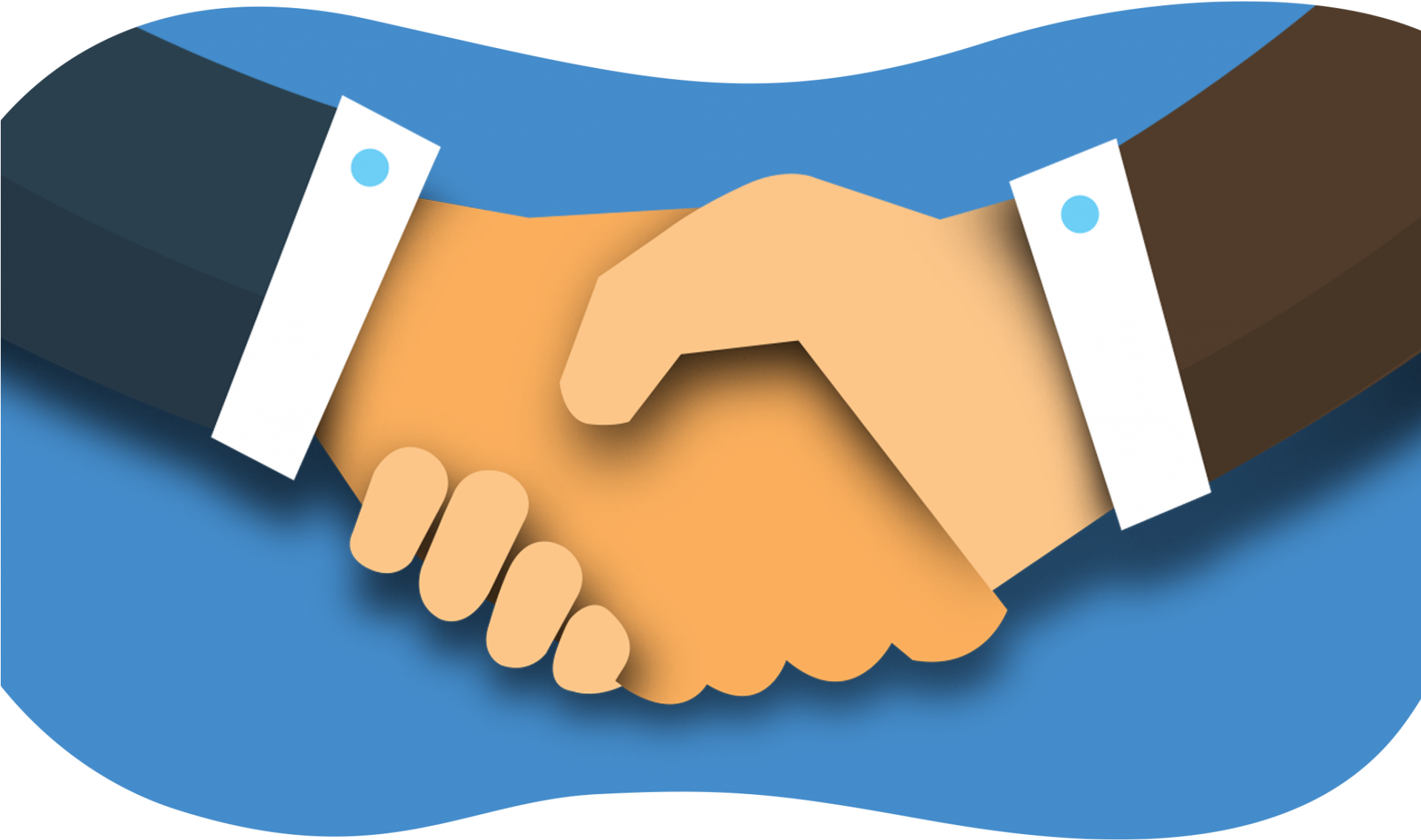 Handshake Agreement Illustration PNG Image