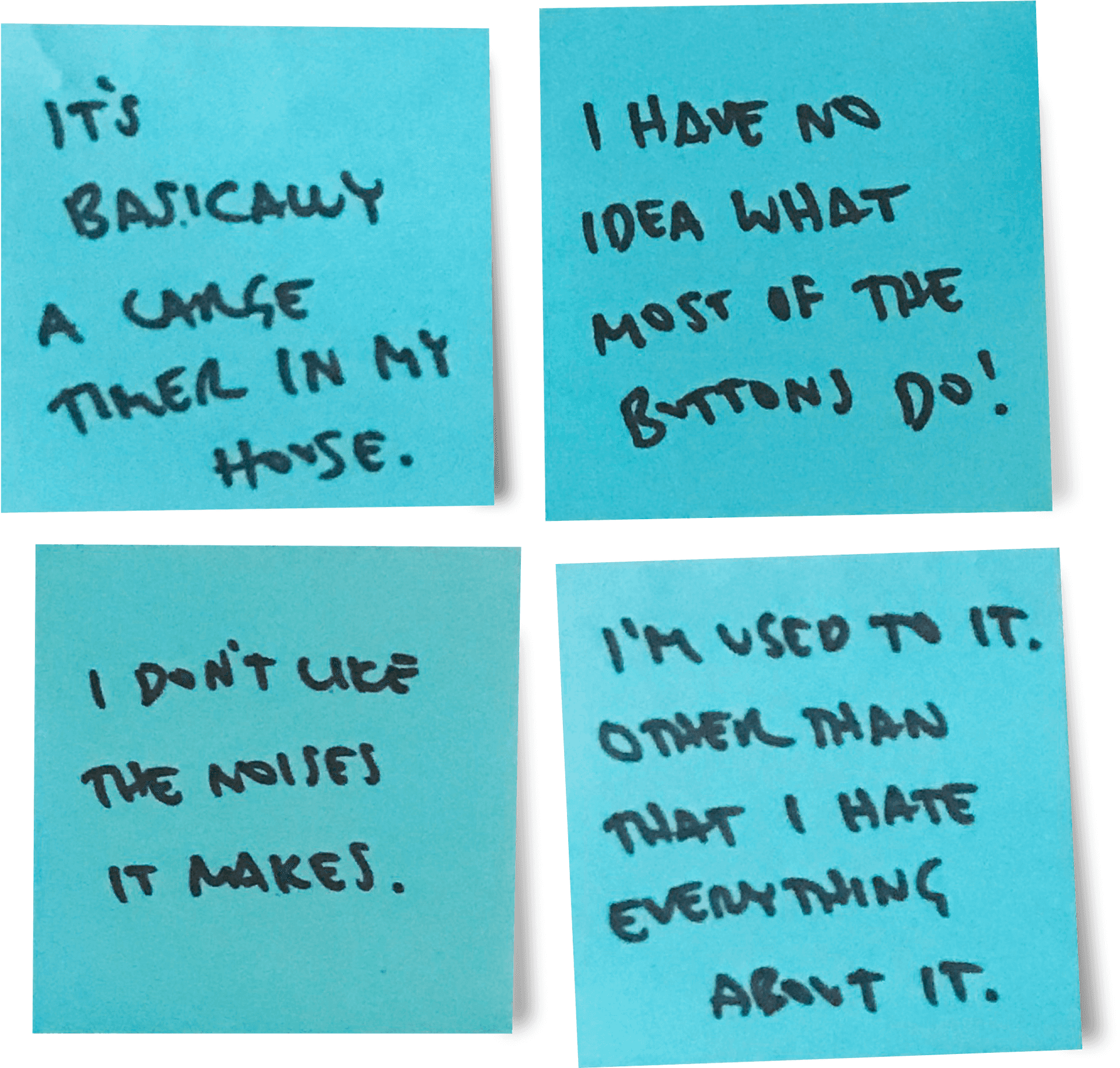 Handwritten Notes Complaints Collection PNG Image