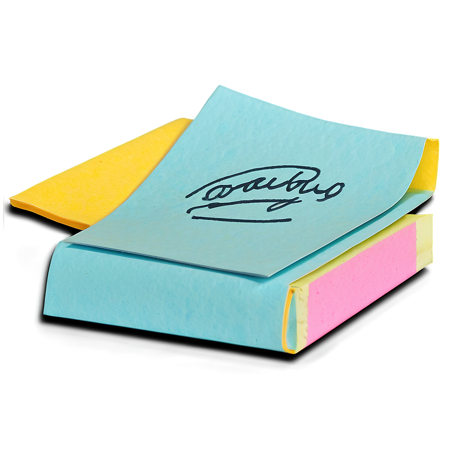 Handwritten Sticky Note Png Wlh27 PNG Image