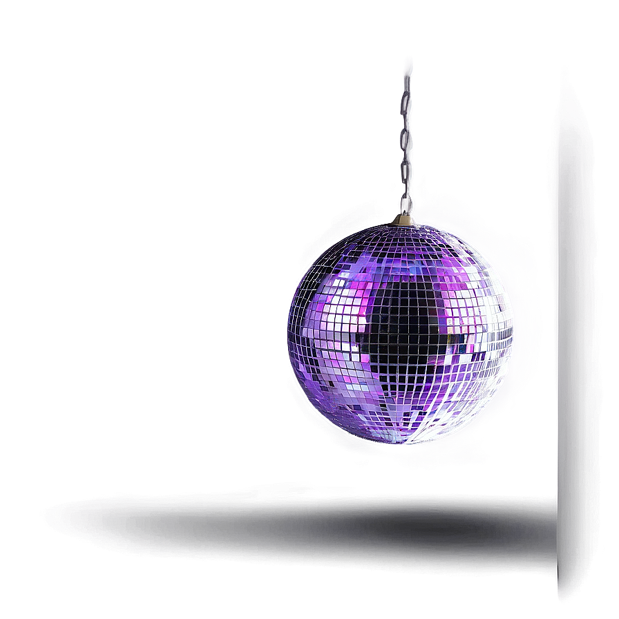 Hanging Disco Ball Illustration PNG Image