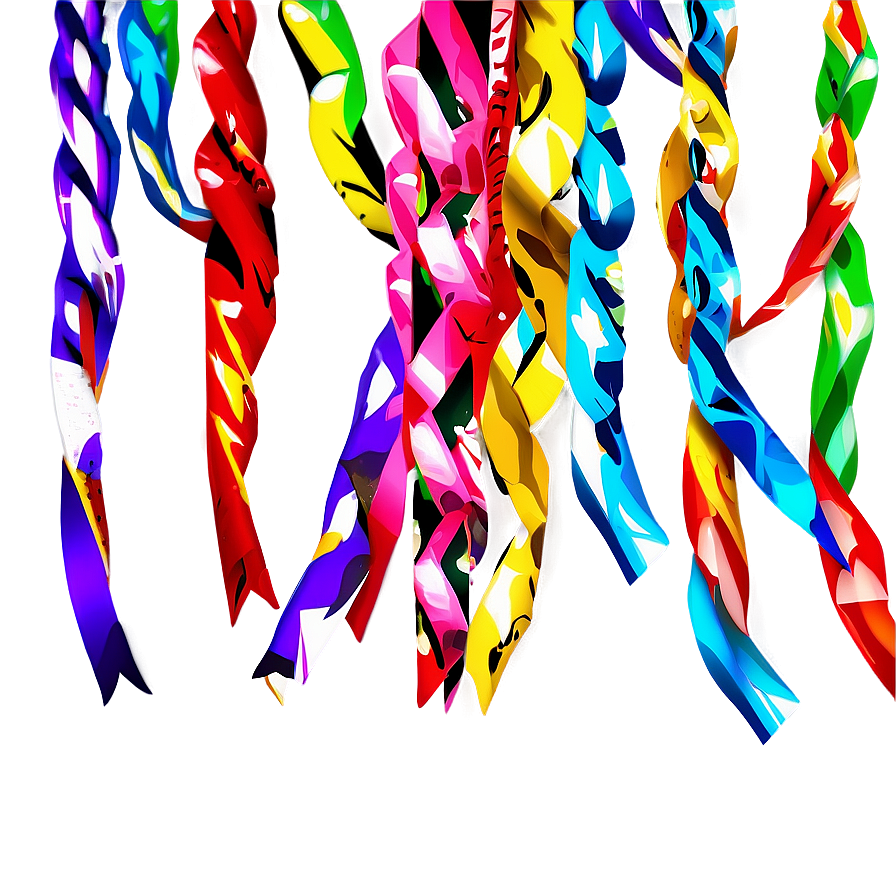 Hanging Party Streamers Png Sop PNG Image