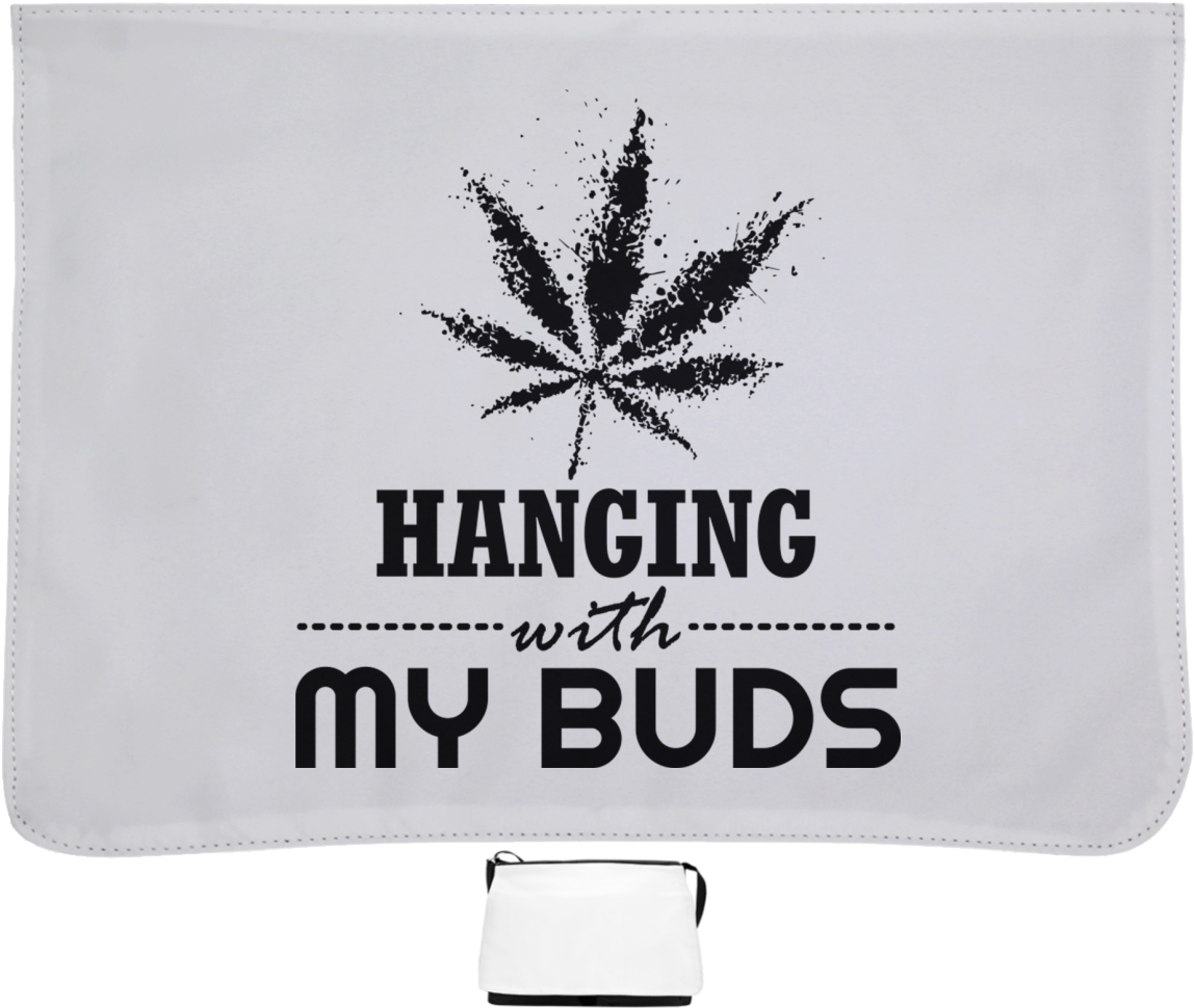 Hanging With My Buds Bag PNG Image