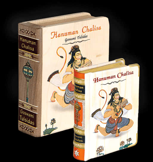 Hanuman Chalisa Book Design PNG Image