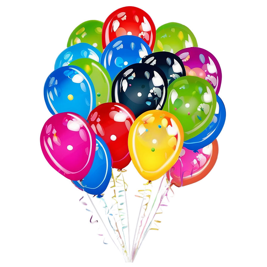 Happy Birthday Balloon Bouquet Png 84 PNG Image