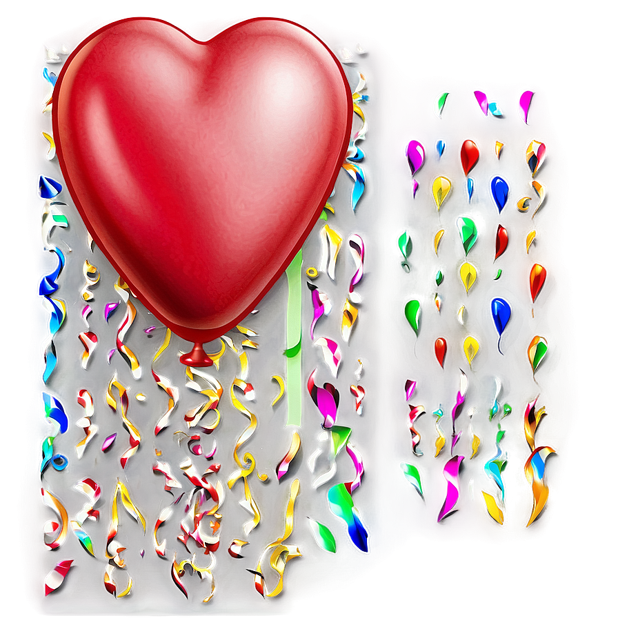 Happy Birthday Heart Balloon Png Asq PNG Image