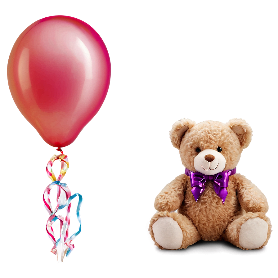 Happy Birthday Teddy Bear Png Jsf PNG Image