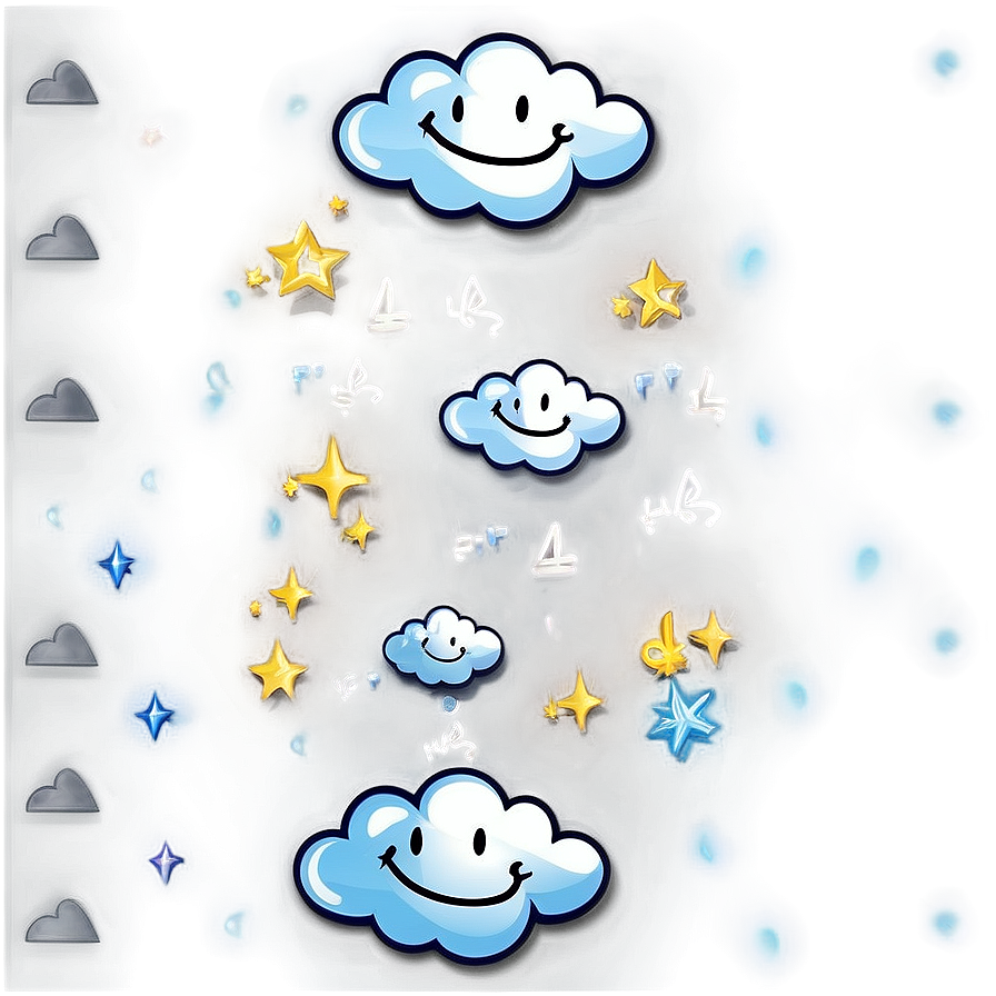 Happy Cloud Character Png Uis12 PNG Image