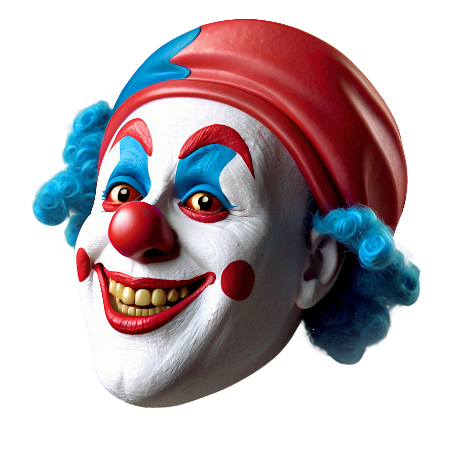 Happy Clown Face Artwork Png Osd98 PNG Image