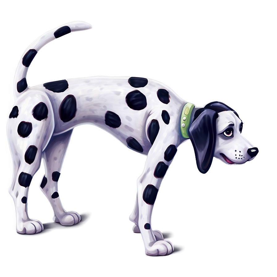 Happy Dalmatian Tail Wagging Png Qyq40 PNG Image