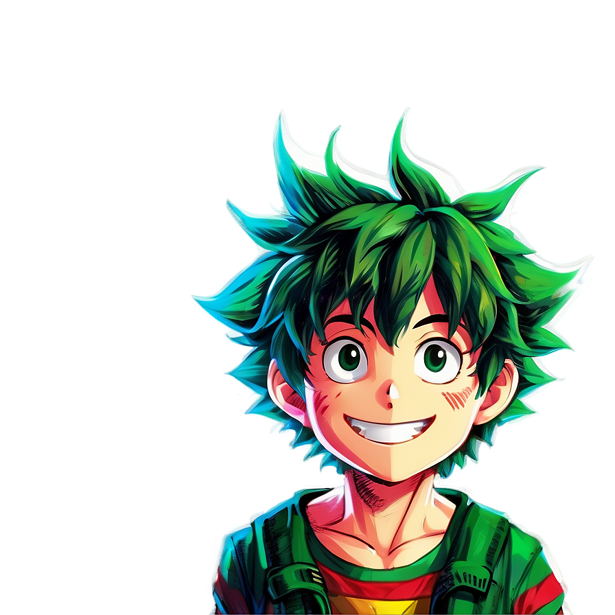 Happy Deku Png Dcg PNG Image