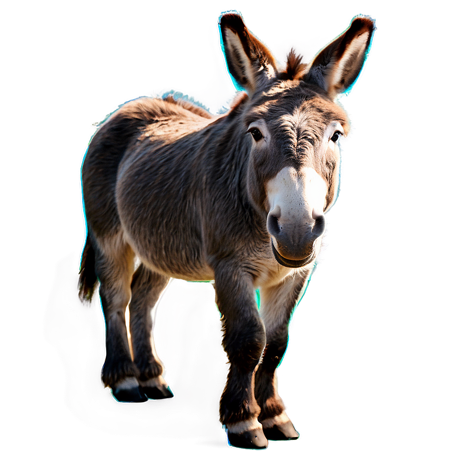 Happy Donkey Clipart Png Byl PNG Image