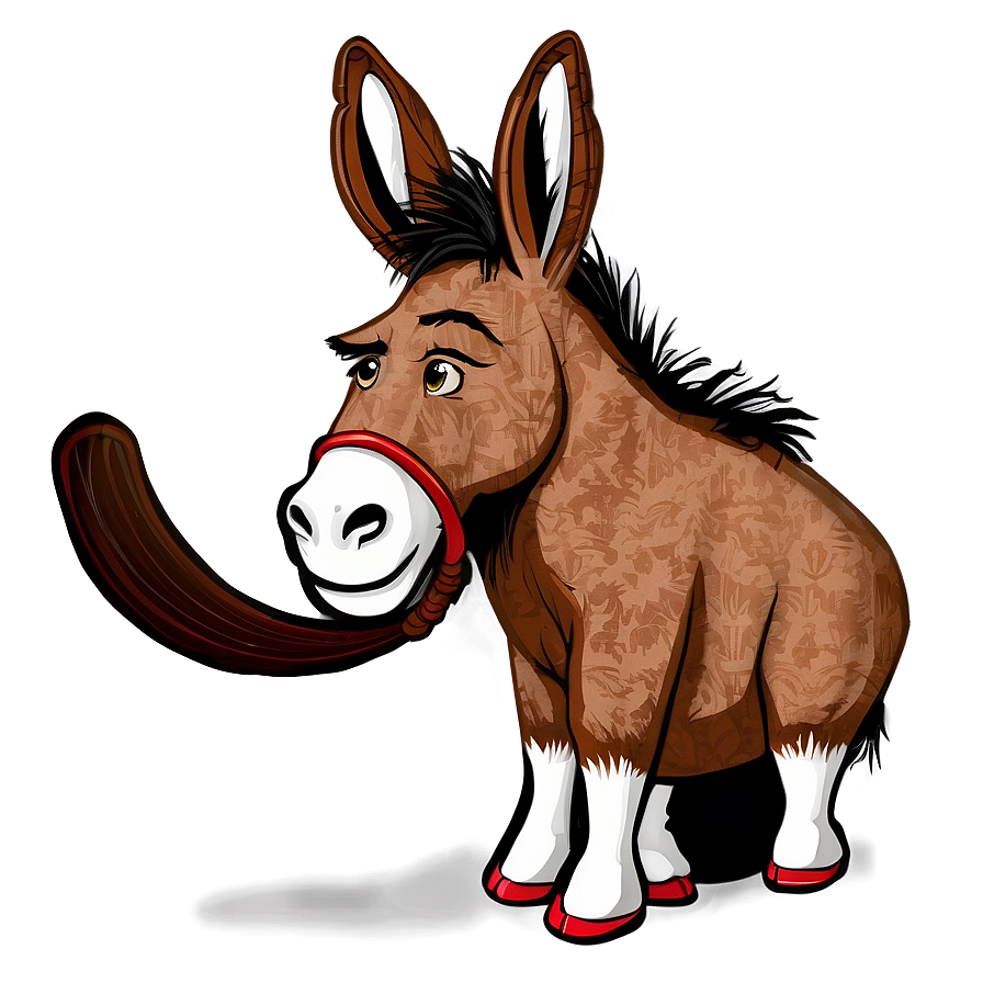 Happy Donkey Clipart Png Ono PNG Image