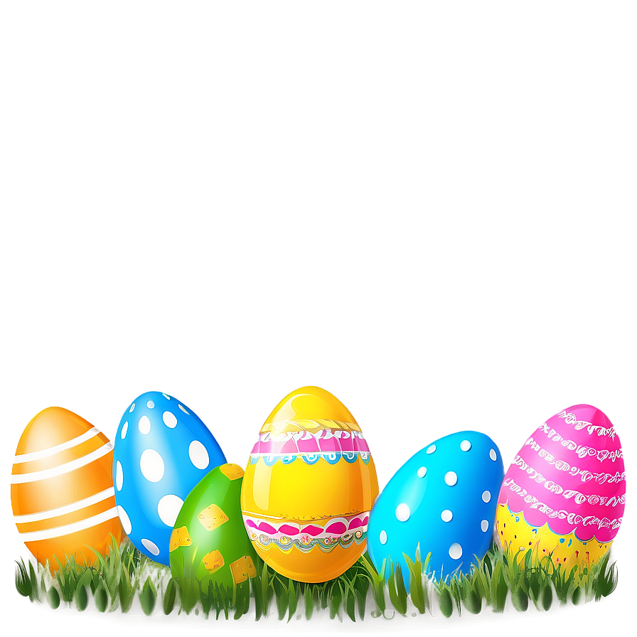 Happy Easter Banner Clipart Png 06262024 PNG Image