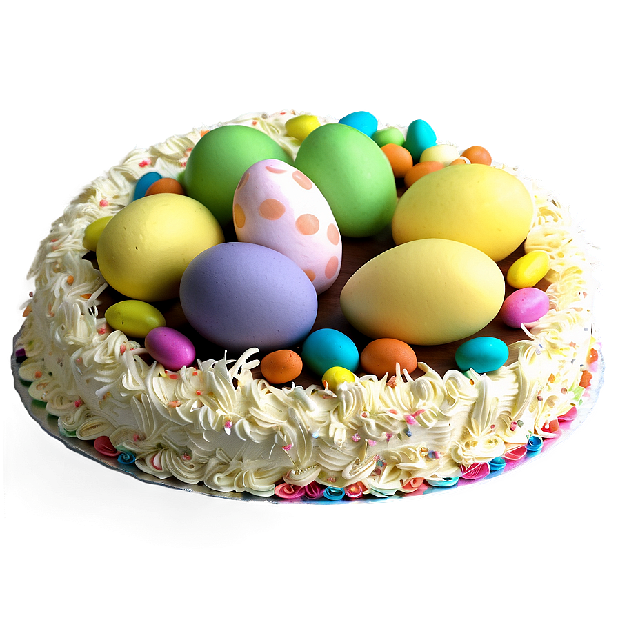 Happy Easter Cake Png Xos42 PNG Image