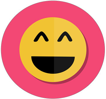 Happy Face Emoji Graphic PNG Image