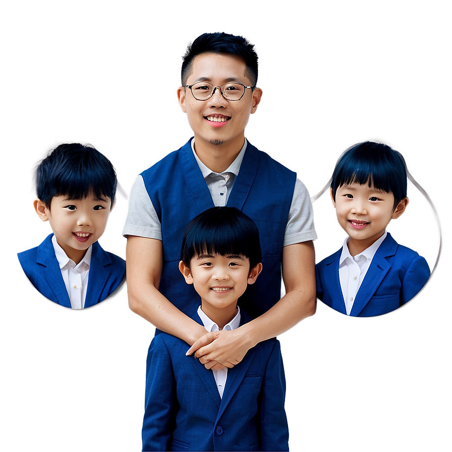 Happy Family Portrait Png Lpg PNG Image