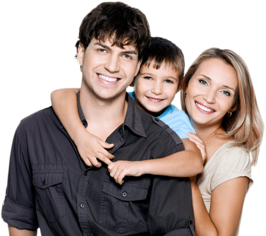 Happy Family Portrait Smiling PNG Image