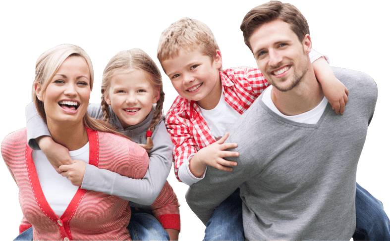 Happy Family Smiling Together PNG Image