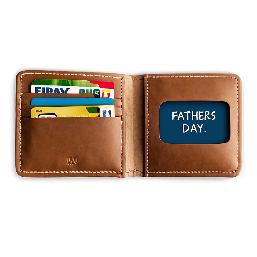 Happy Fathers Day Wallet Insert Png 05232024 PNG Image