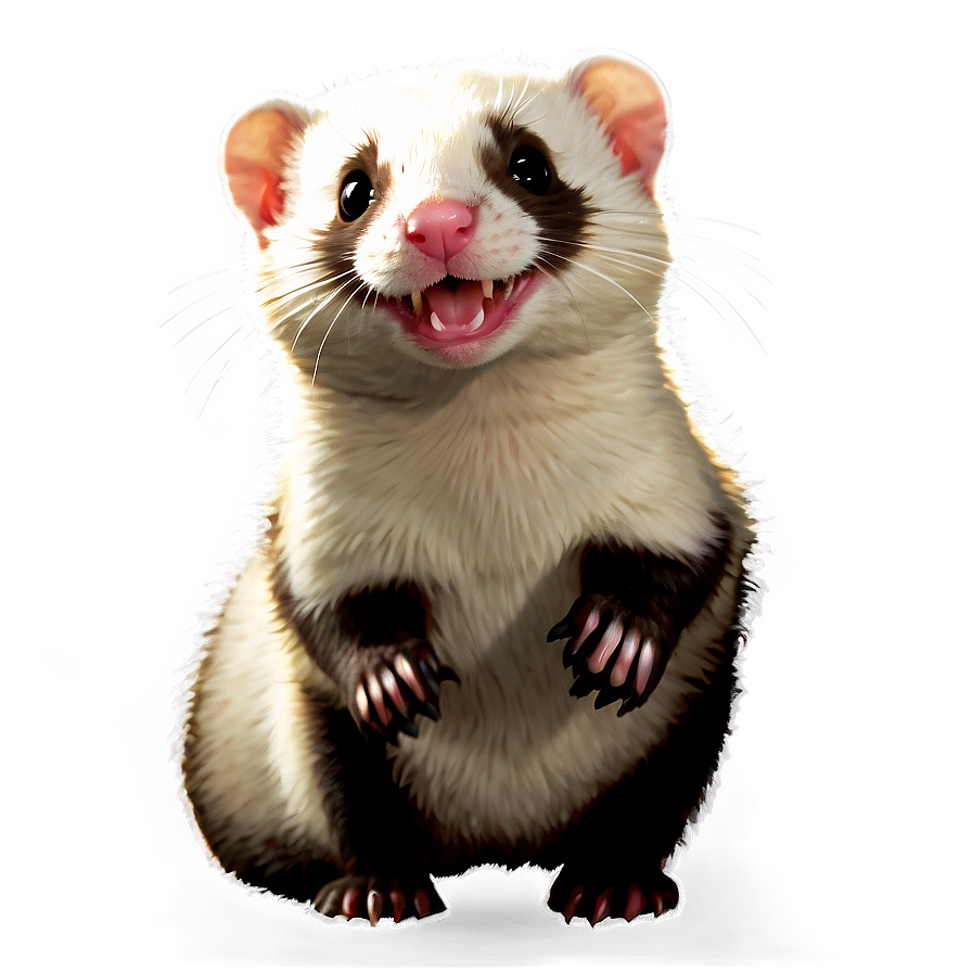 Happy Ferret Png 46 PNG Image