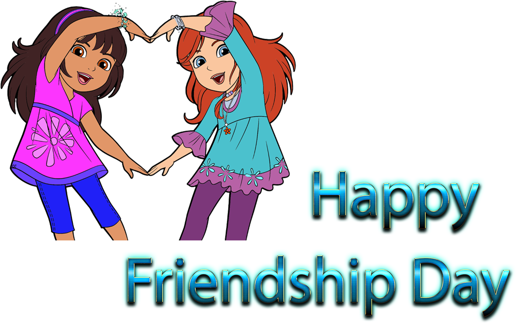 Happy Friendship Day Celebration PNG Image