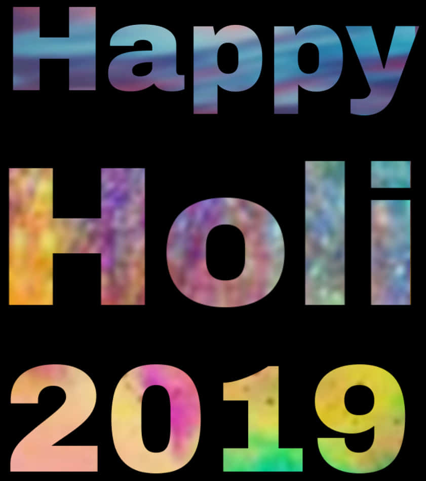 Happy Holi2019 Celebration PNG Image