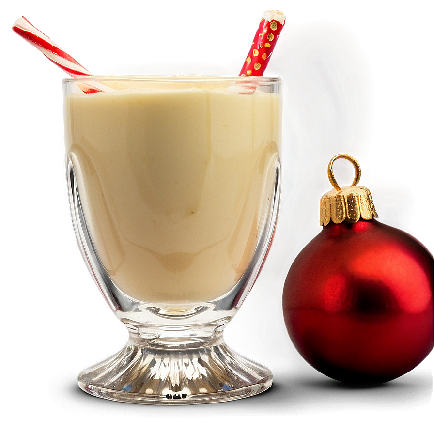 Happy Holidays Eggnog Glass Png 23 PNG Image