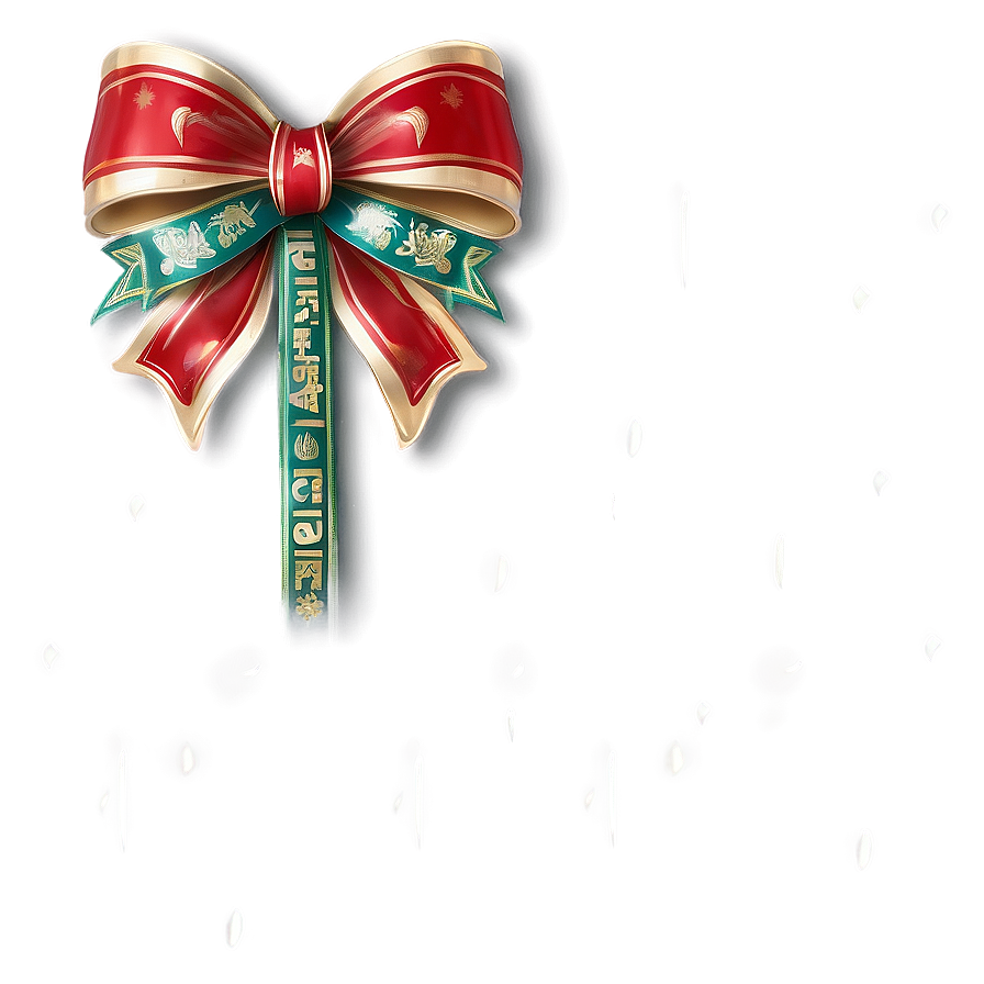 Happy Holidays Ribbon Bow Png 86 PNG Image