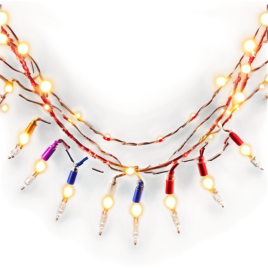 Happy Holidays Twinkling Lights Png Jsu70 PNG Image