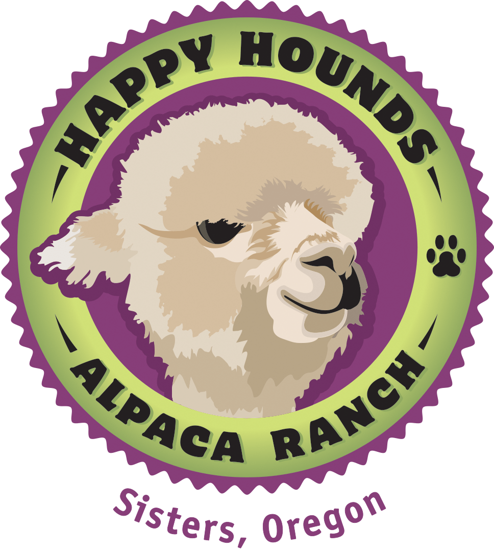 Happy Hounds Alpaca Ranch Logo PNG Image