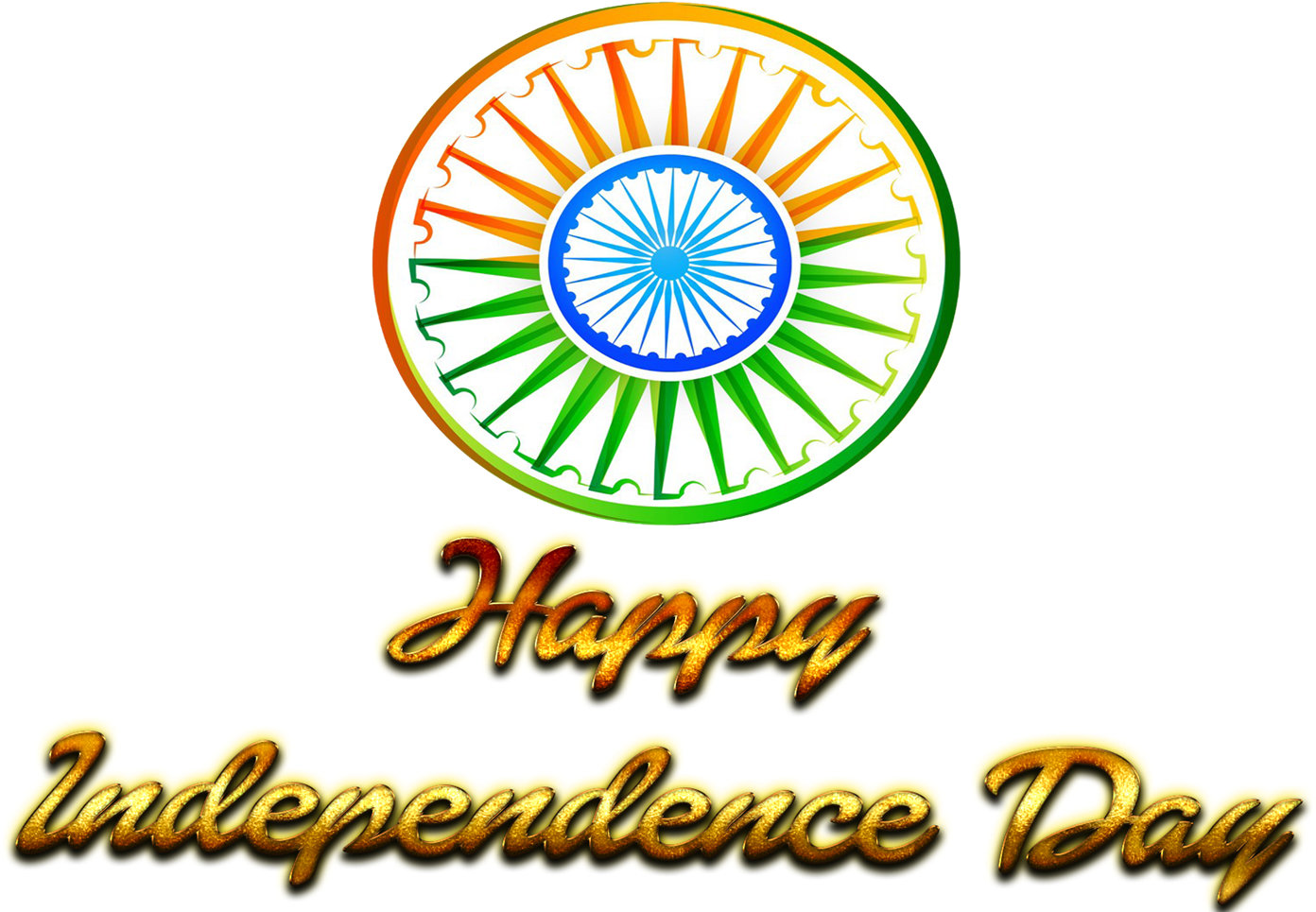 Happy Independence Day India PNG Image