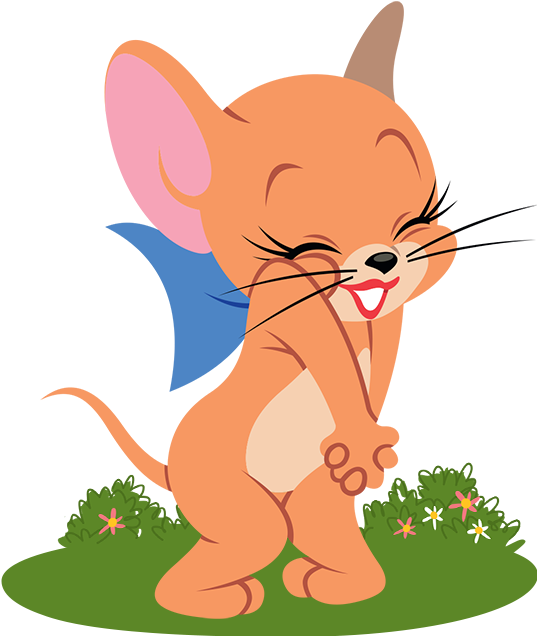 Happy Jerry Cartoon PNG Image