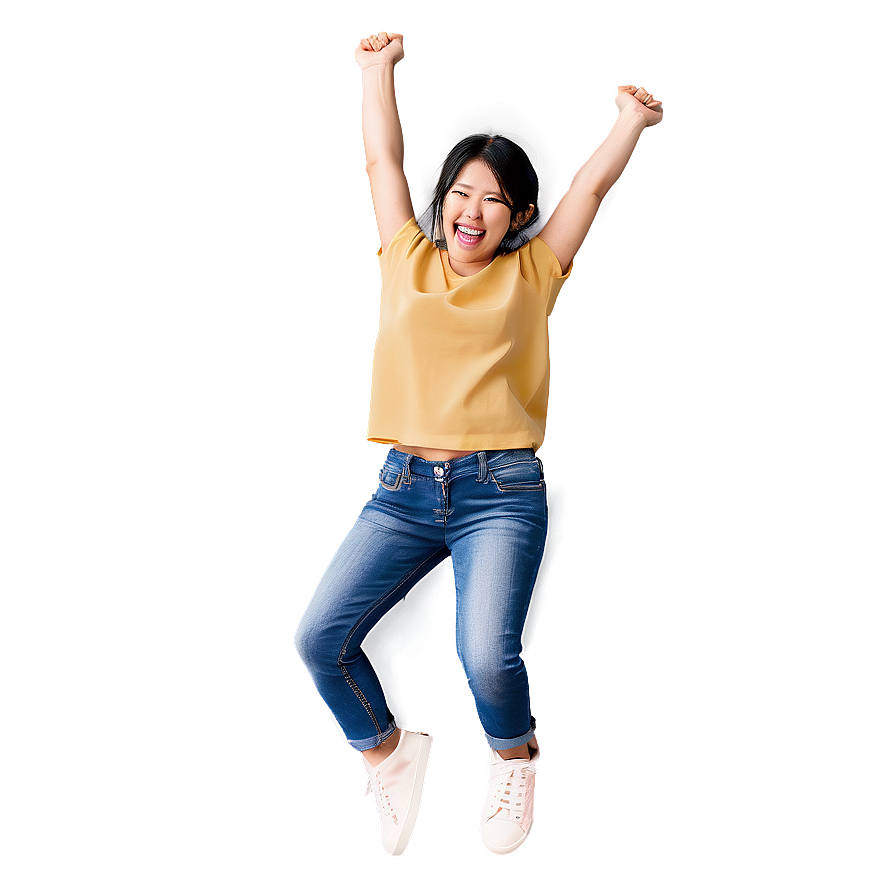 Happy Jump Emoji Png Ubj50 PNG Image