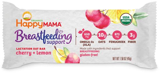 Happy Mama Breastfeeding Support Lactation Oat Bar PNG Image