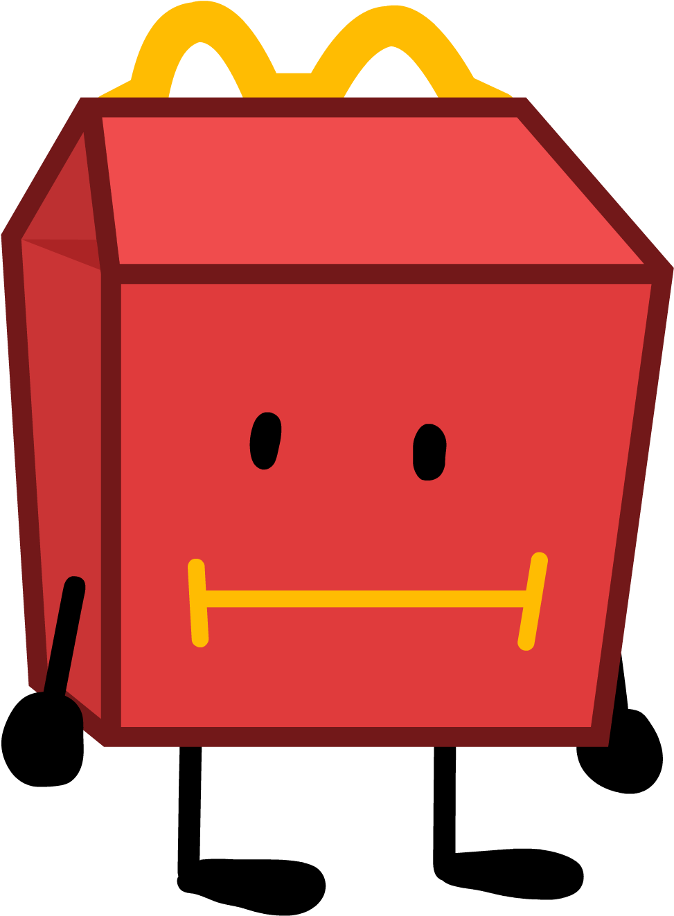 Happy Meal Box Character PNG Image