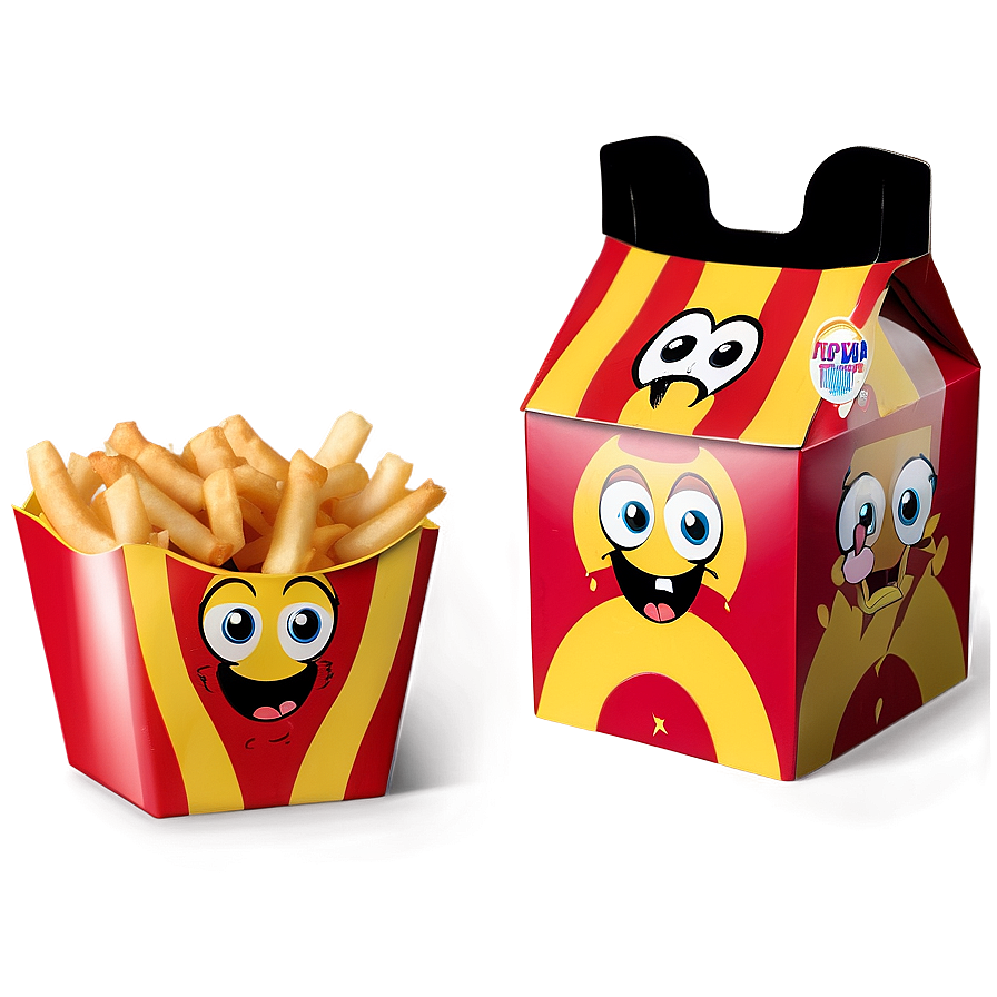 Happy Meal Box Mockup Png Udu76 PNG Image