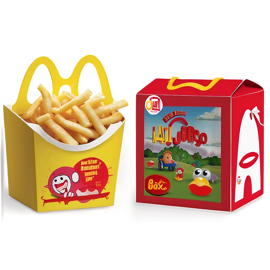 Happy Meal Box Set Png Dqk PNG Image