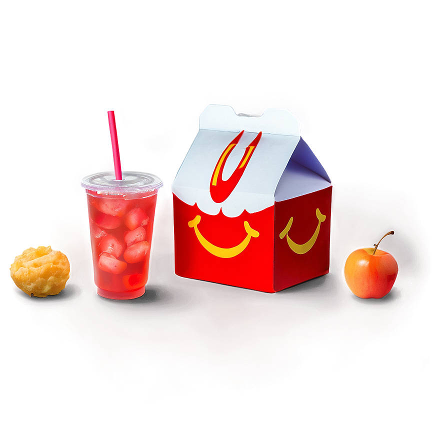 Happy Meal Box With Drink Png Trj27 PNG Image