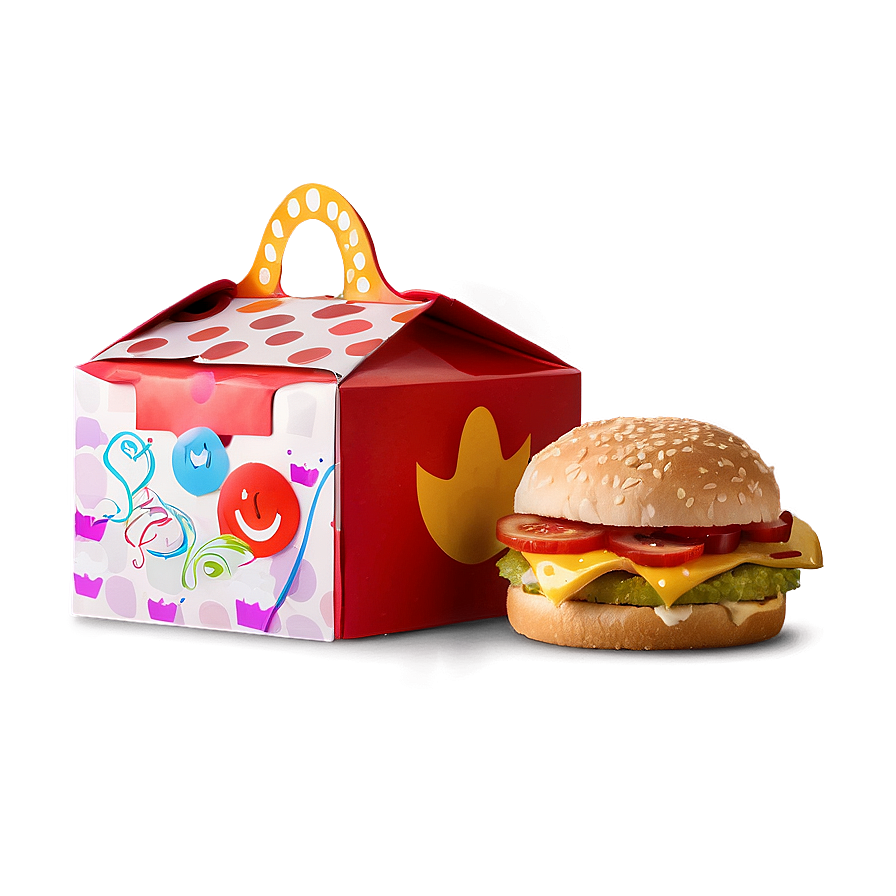 Happy Meal Box With Drink Png Tsx4 PNG Image