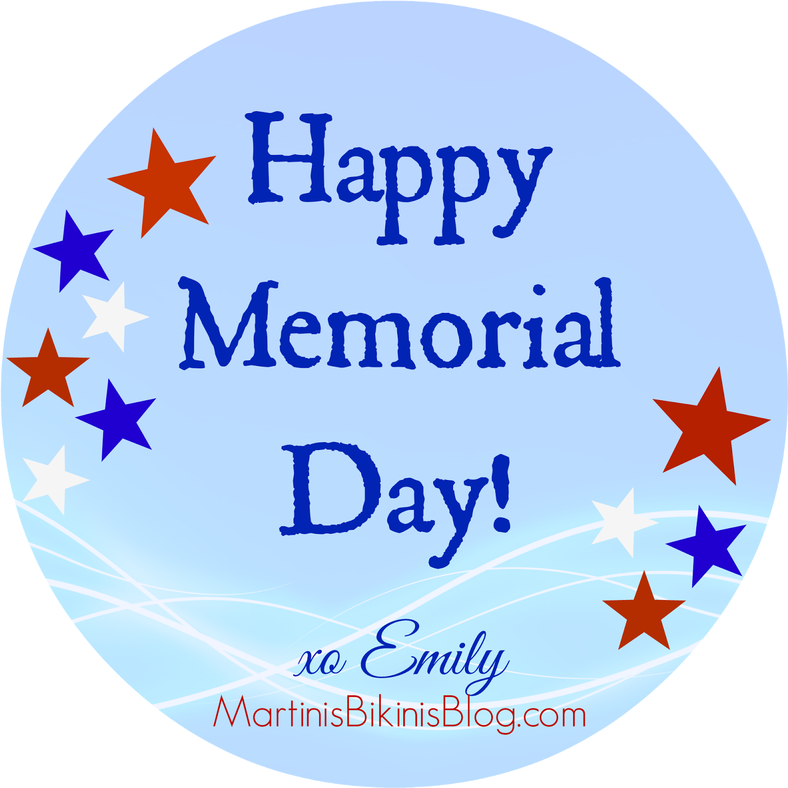 Happy Memorial Day Greeting PNG Image